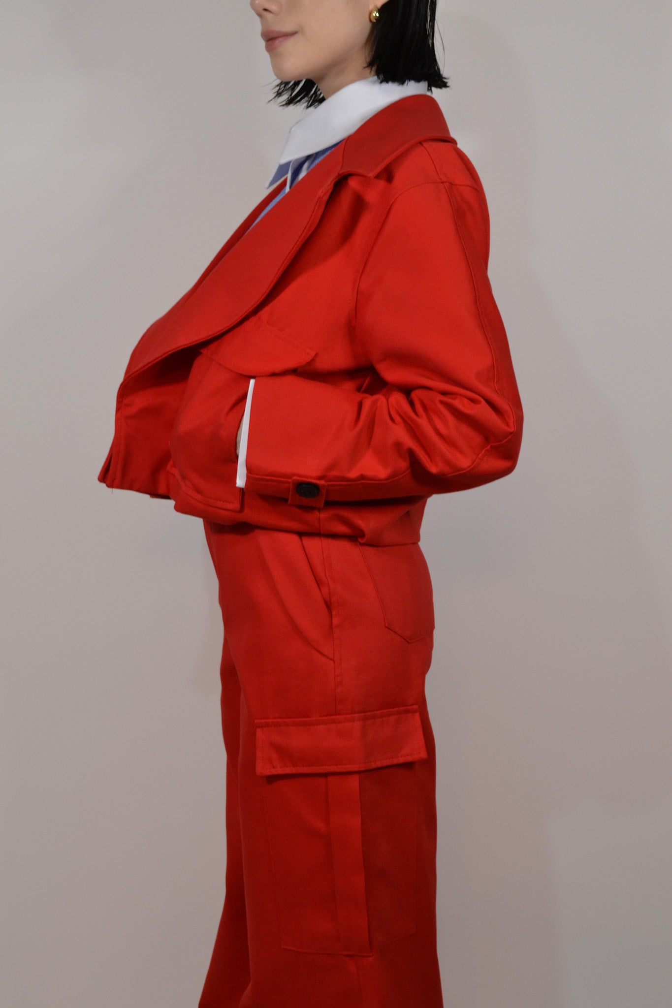 TRENCH BOMBER ROJO