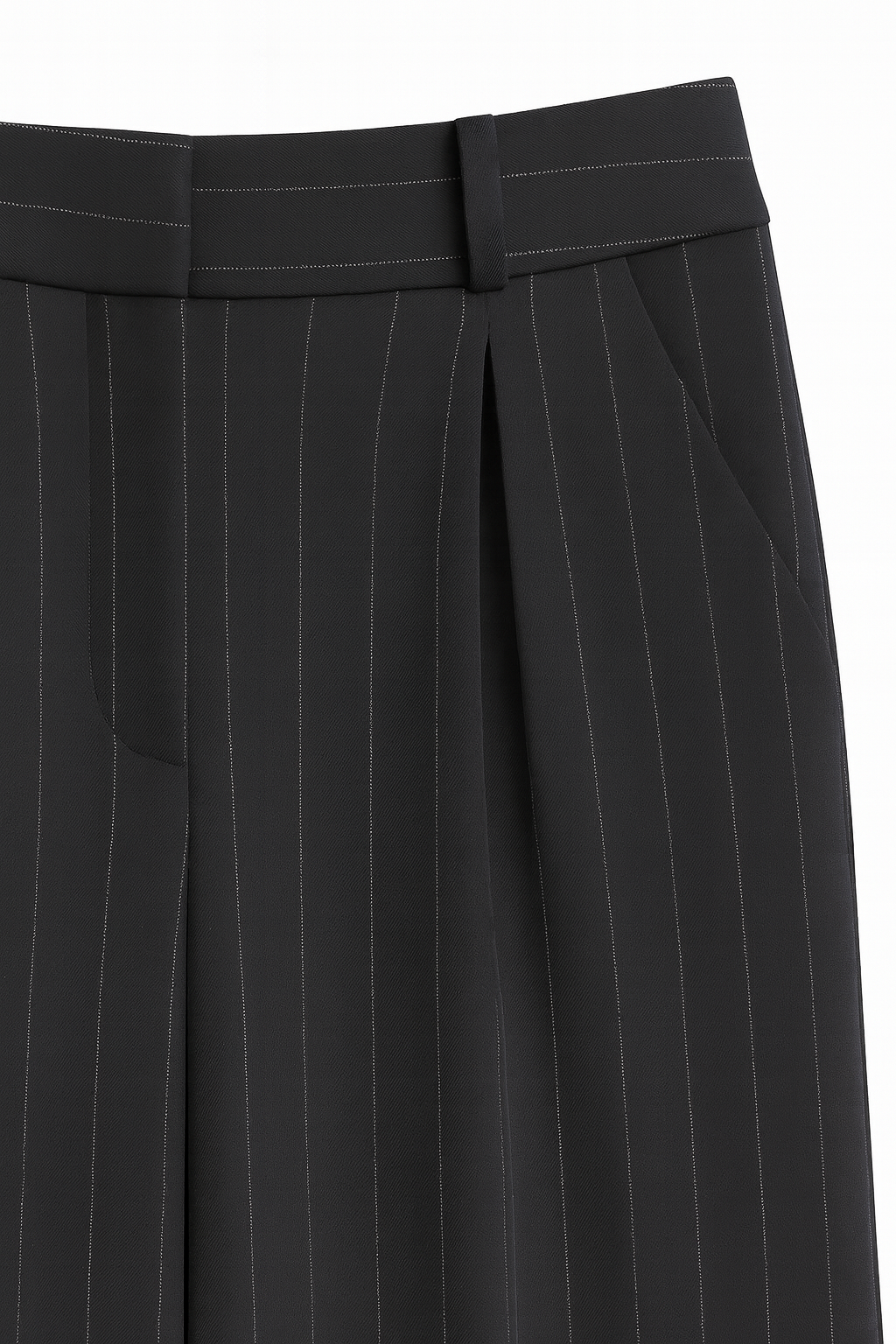 TROUSER NEGRO A RAYAS