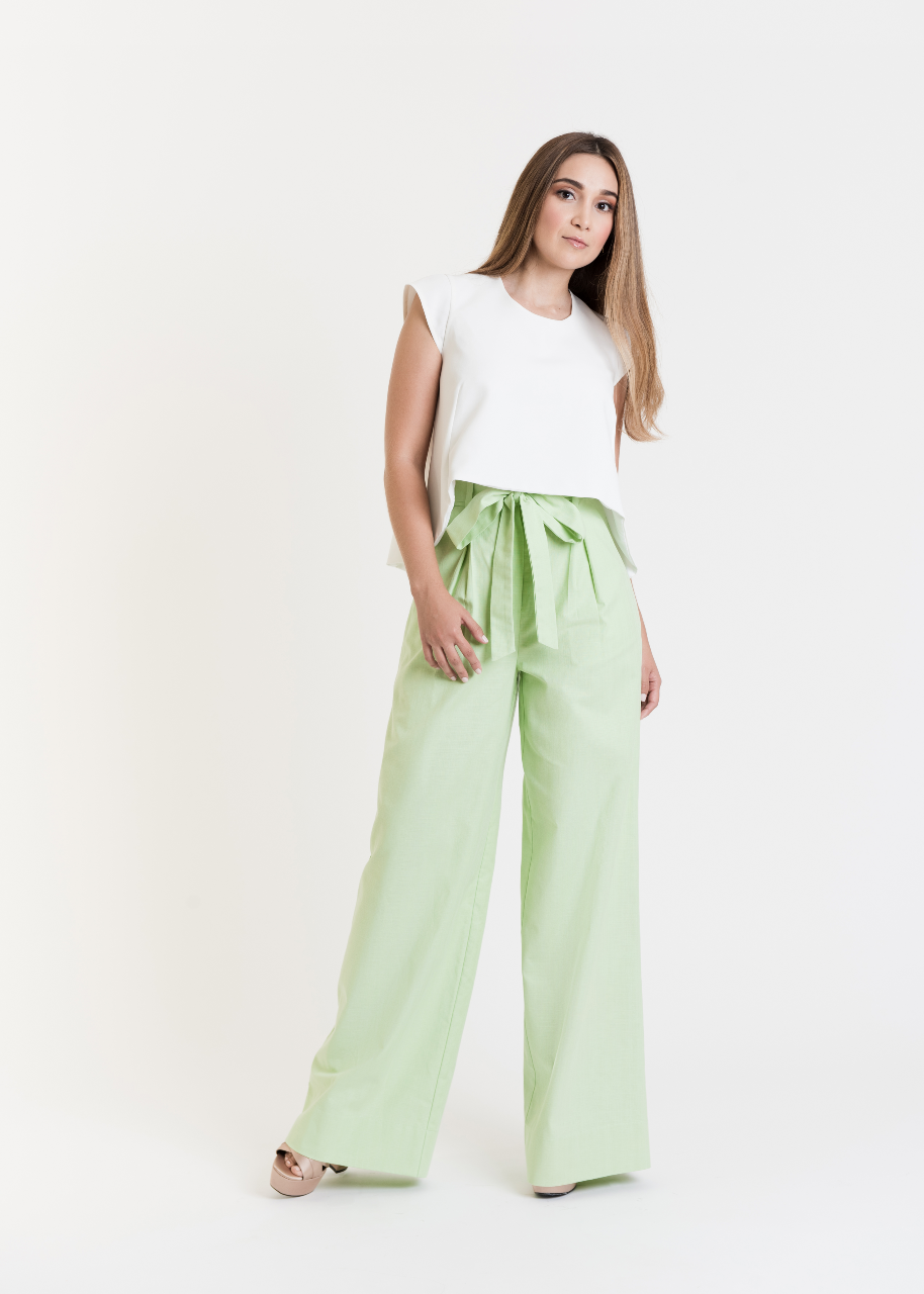 PANTALÓN LINO CON ALGODÓN