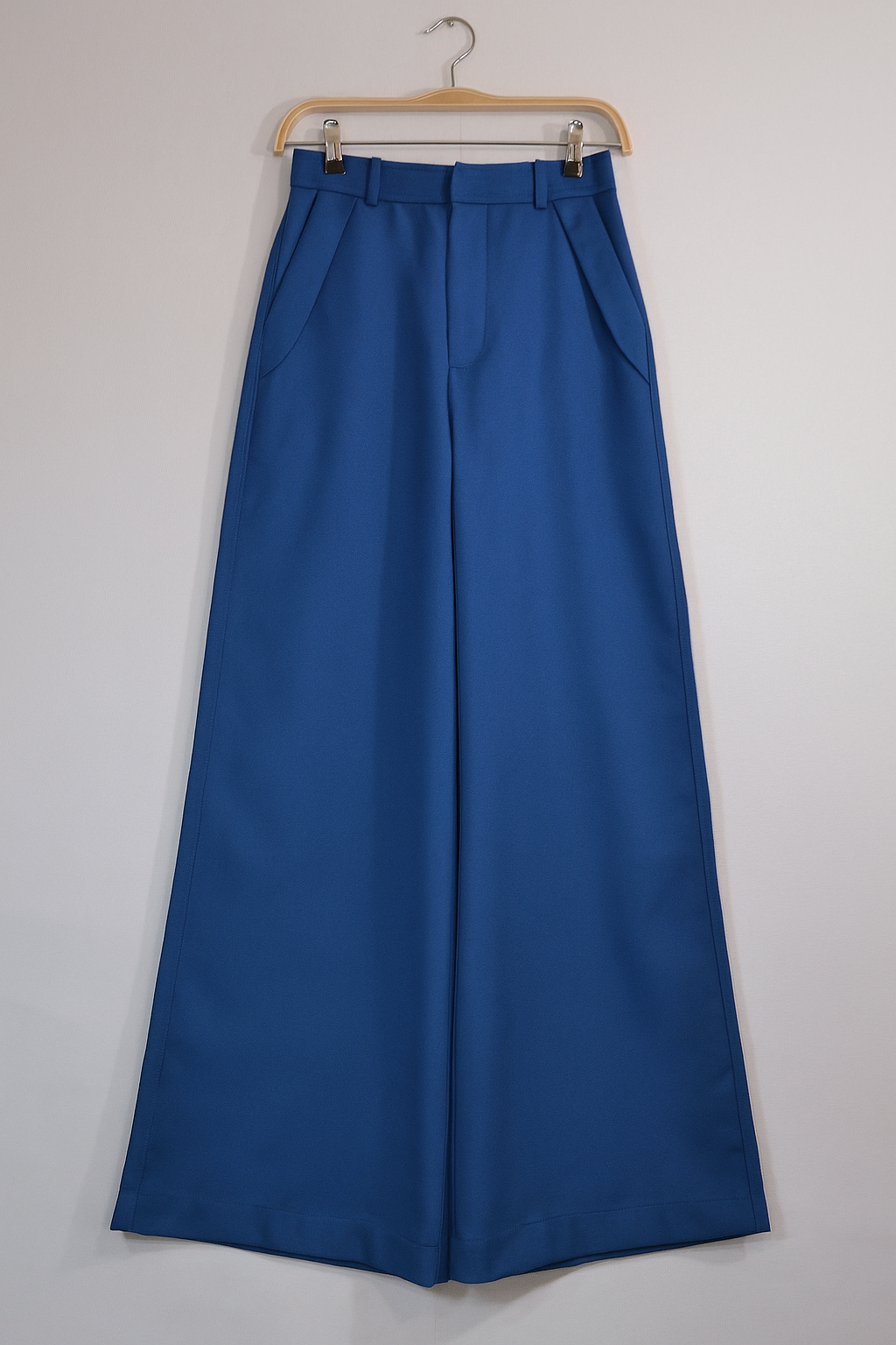 PANTALONES WIDE LEG AZUL COBALTO