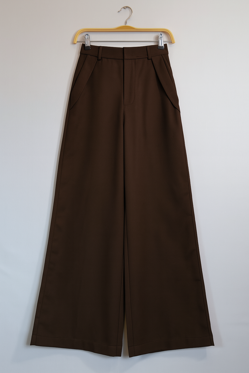 PANTALONES WIDE LEG CAFE