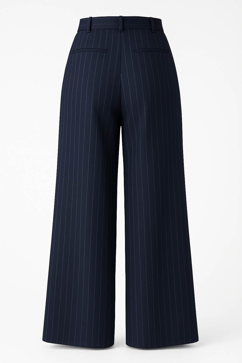 TROUSER AZUL MARINO A RAYAS
