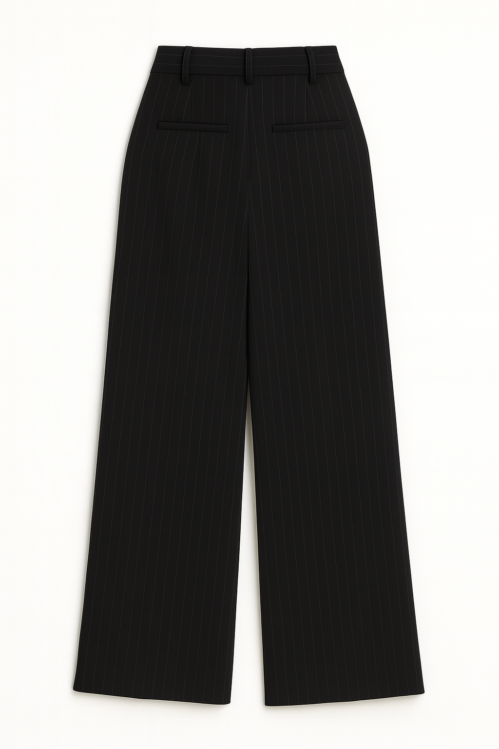 TROUSER NEGRO A RAYAS