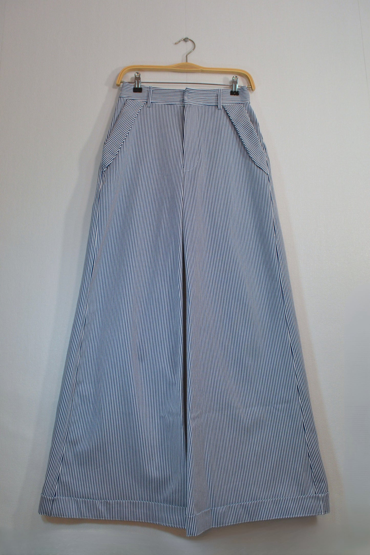 PANTALONES WIDE LEG A RAYAS