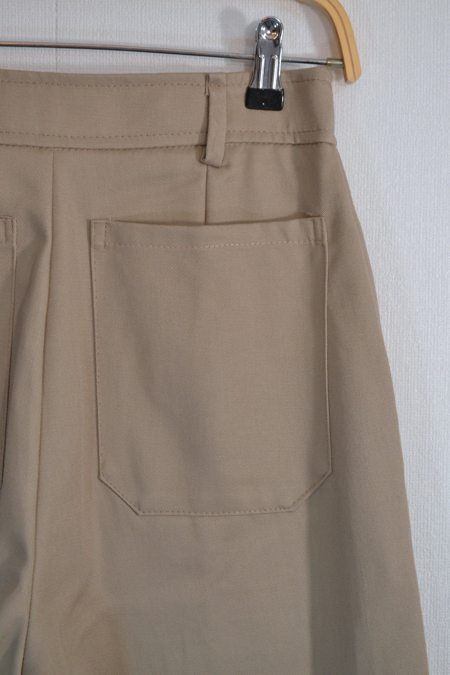 PANTALONES WIDE LEG CAQUI