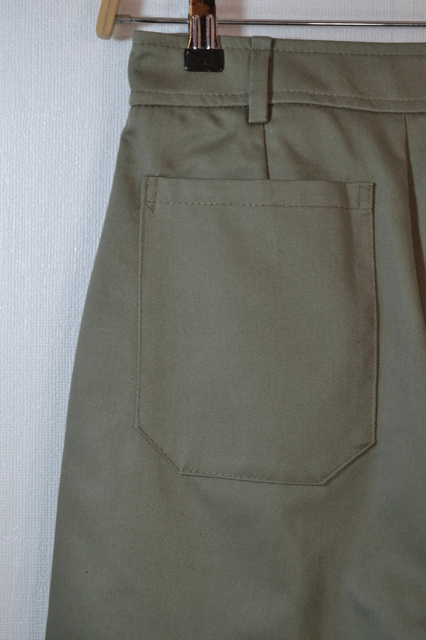 PANTALONES WIDE LEG VERDE MILITAR